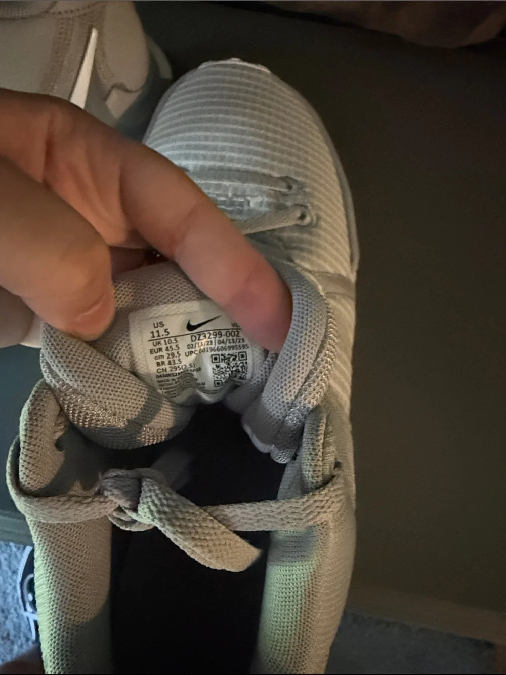 Nike LeBron Witness 7 in wolf grey and white